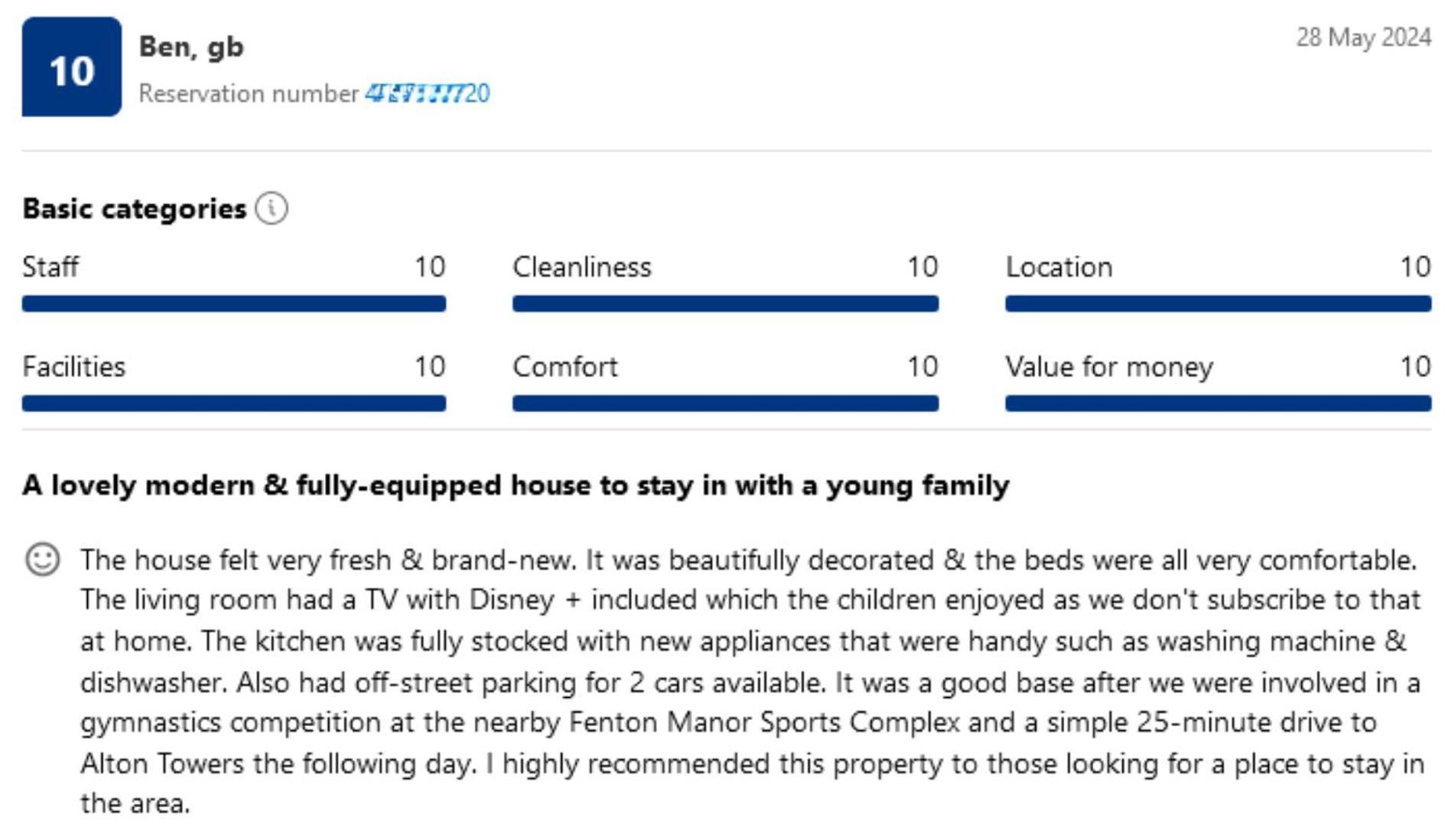 Lucky - Ideal For Trade, Consultants & Family - Near Alton Towers, 3 Bedrooms - 4 Beds - Max 5 Guests